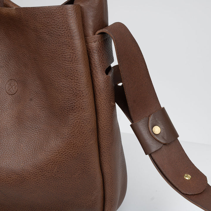 Otto Mini Bag + Cross Body Strap - Brown
