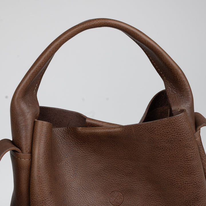 Otto Mini Bag + Cross Body Strap - Brown