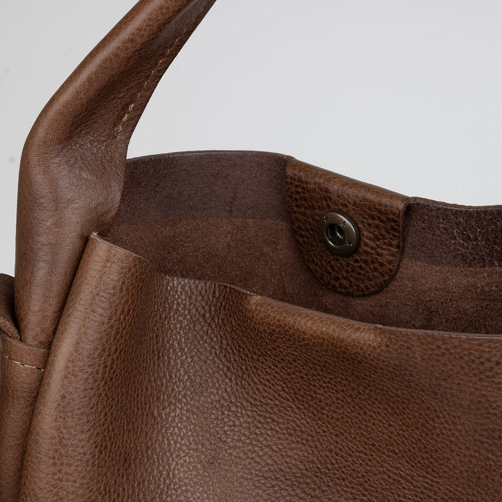 Otto Mini Bag + Cross Body Strap - Brown