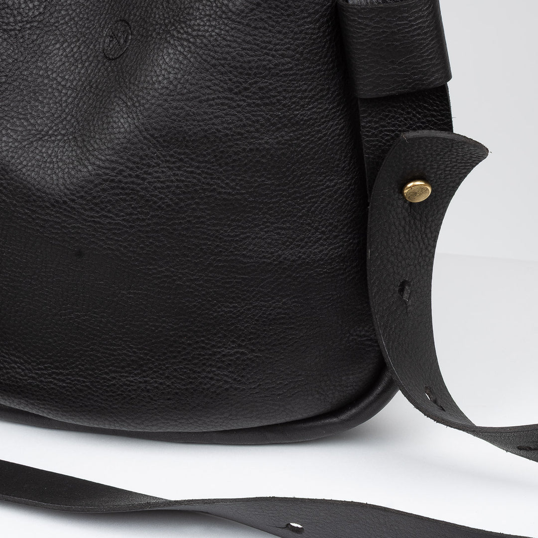 Otto Mini Bag + Cross Body Strap - Black