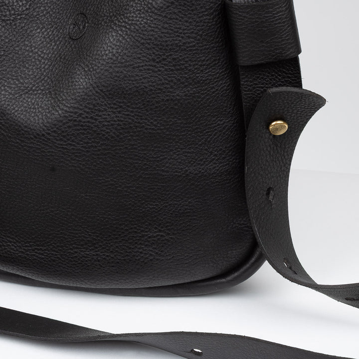 Otto Mini Bag + Cross Body Strap - Black