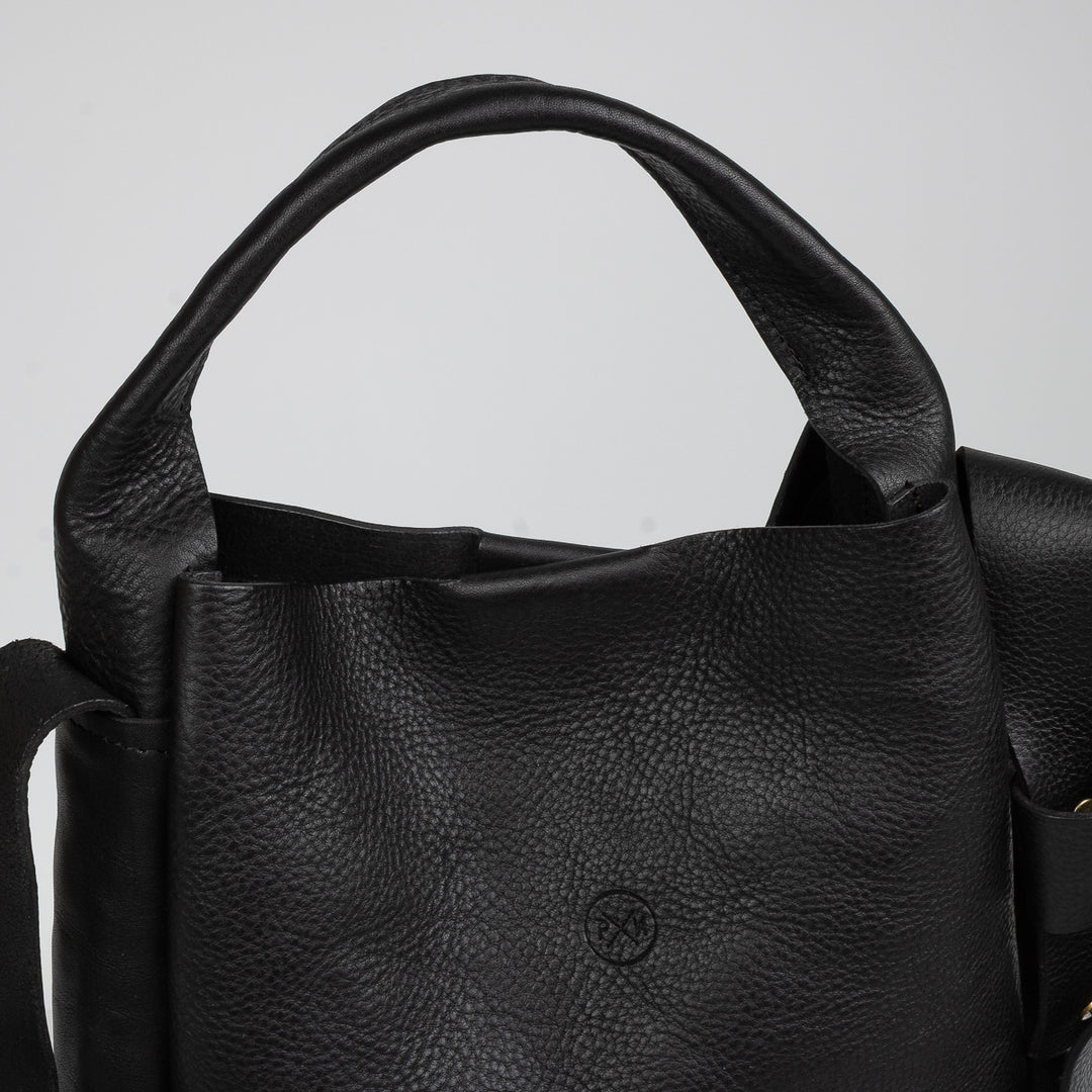 Otto Mini Bag + Cross Body Strap - Black