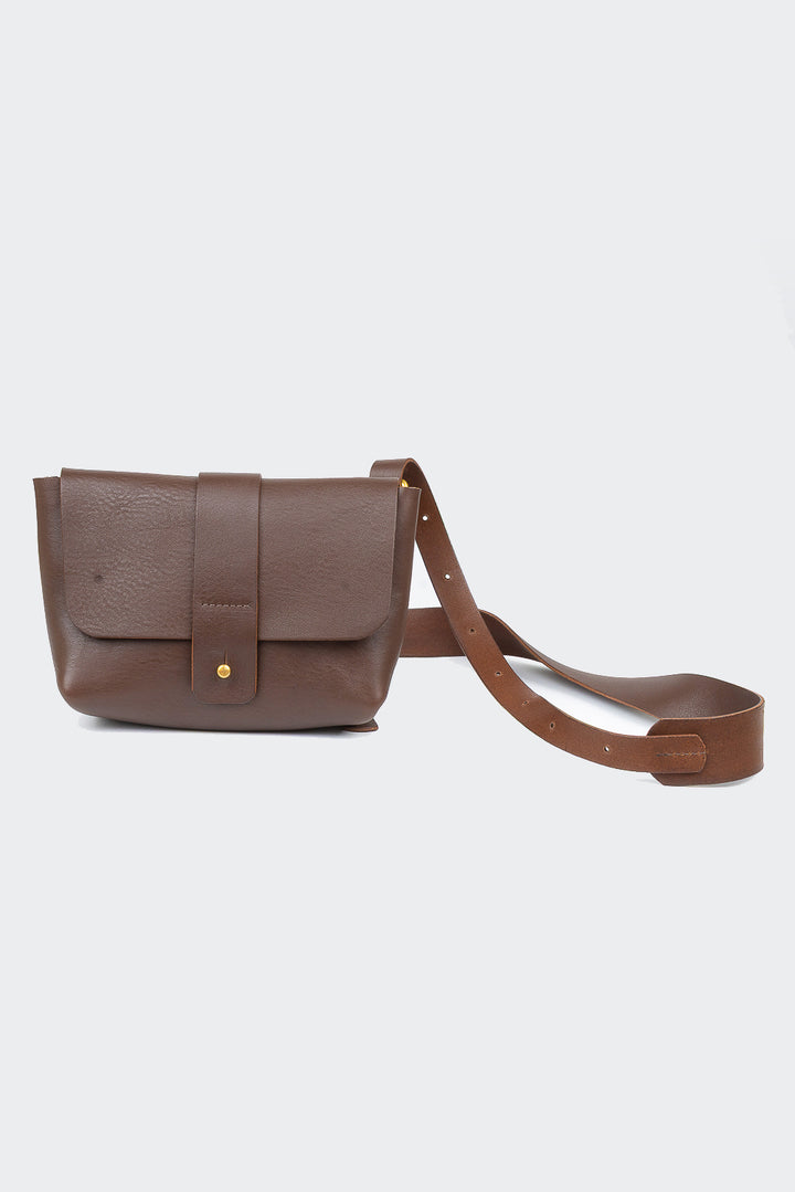 Dot Mini Bag - Textured Brown