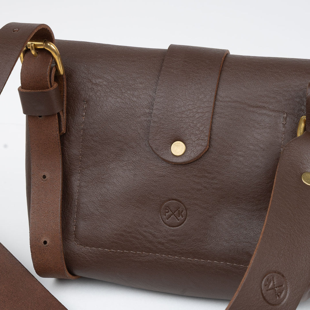 Dot Mini Bag - Textured Brown