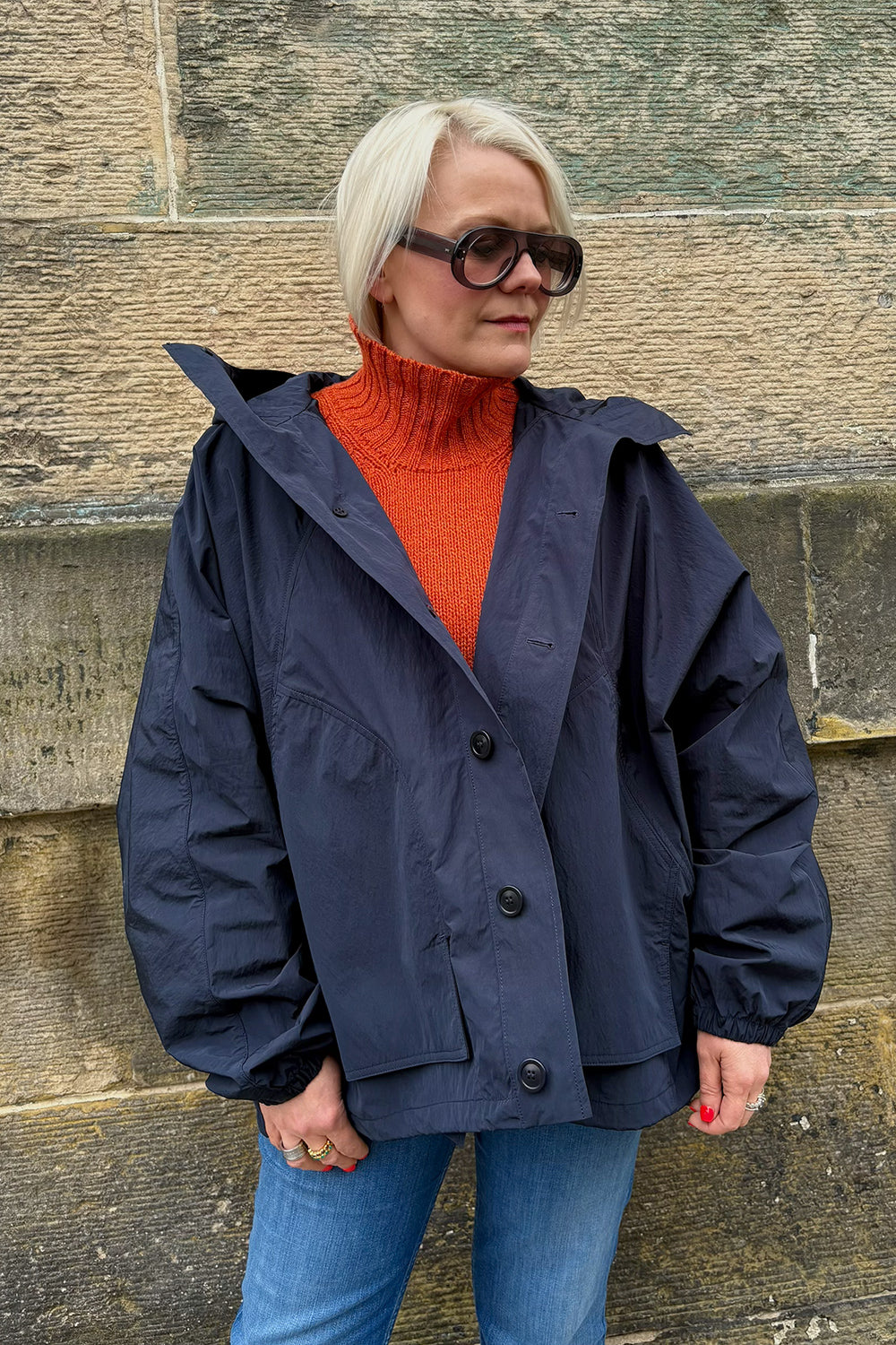 Bonehead Jacket - Navy