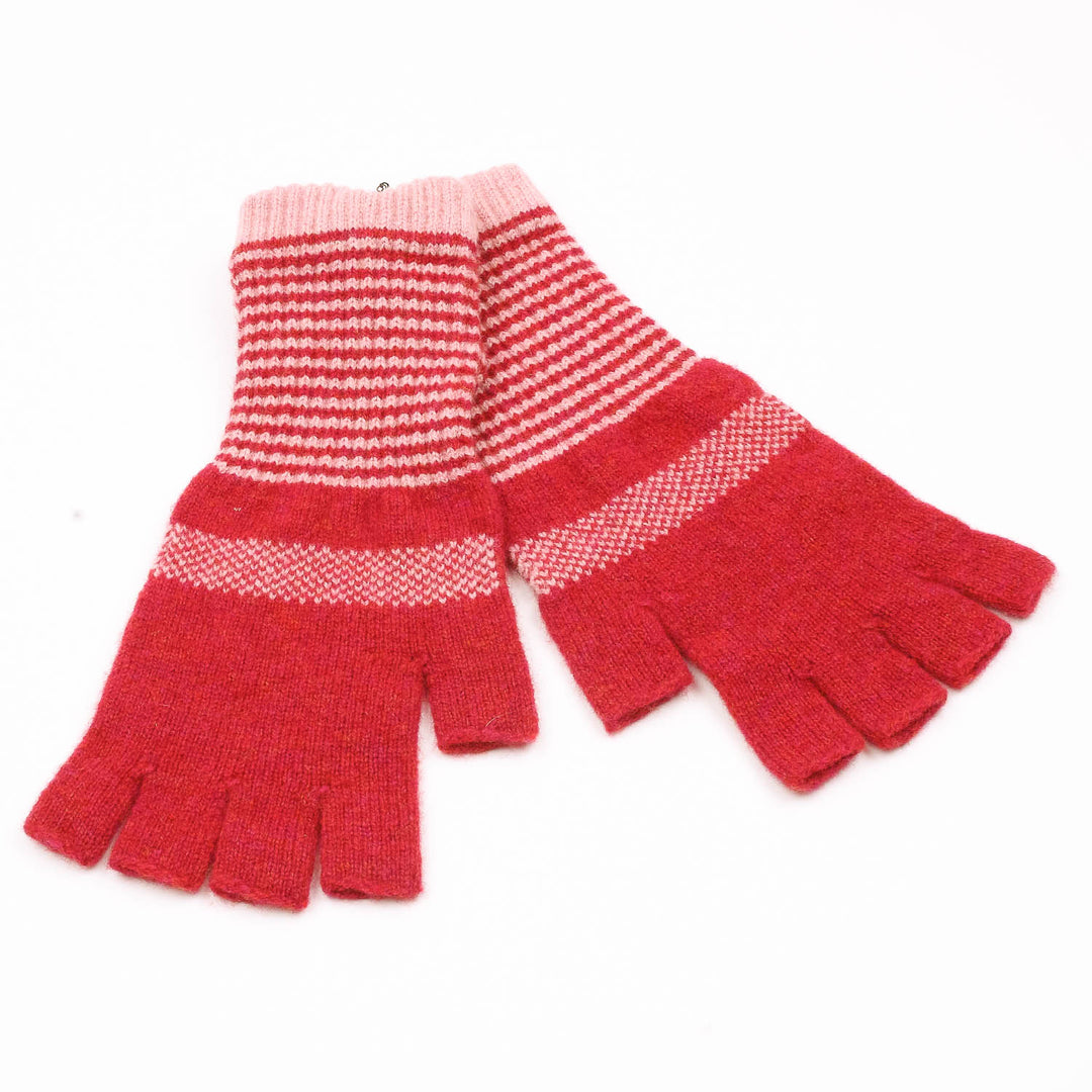 Wild Free Fingerless Gloves - Red/Pink