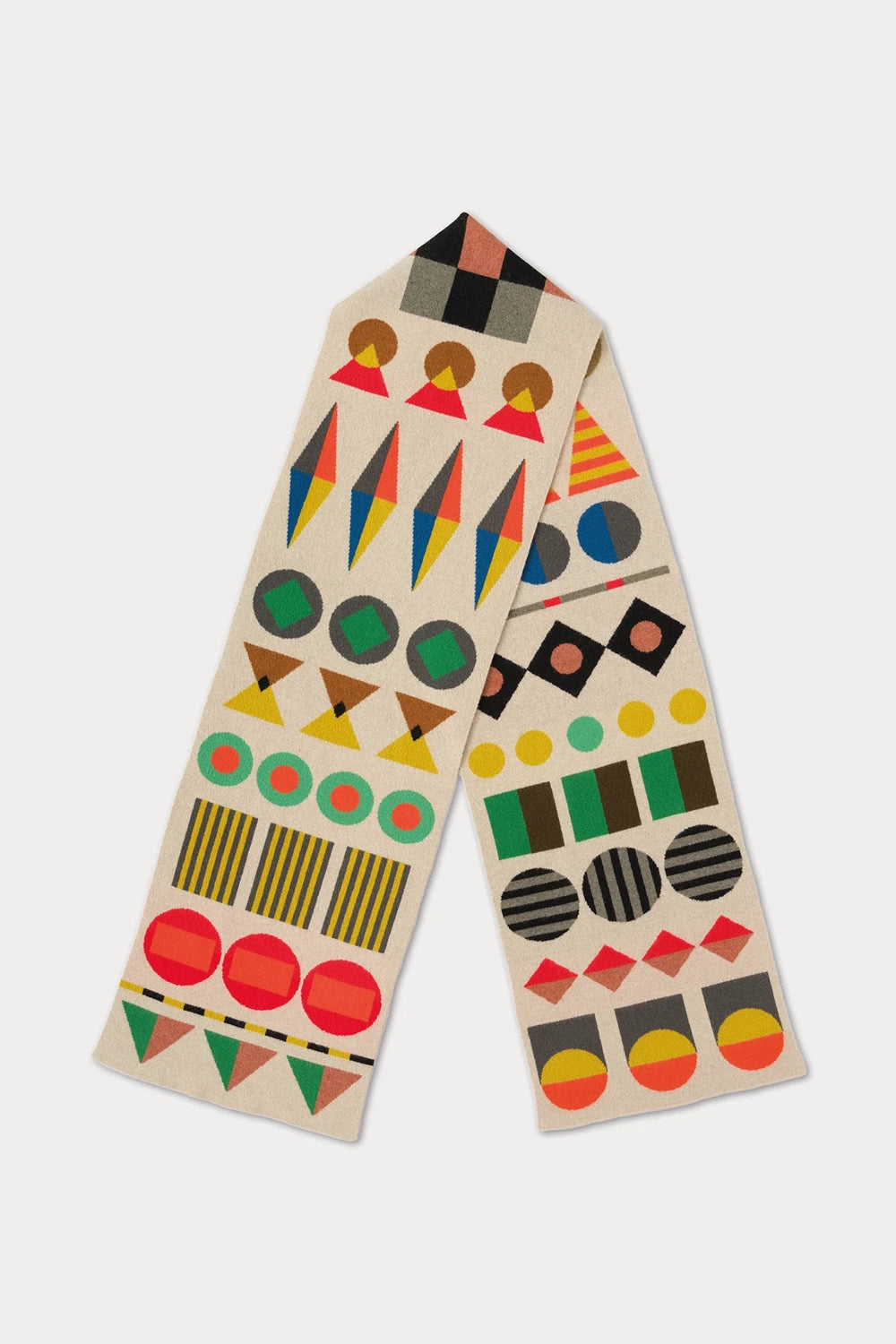 Large Geometric Scarf - Multicolour