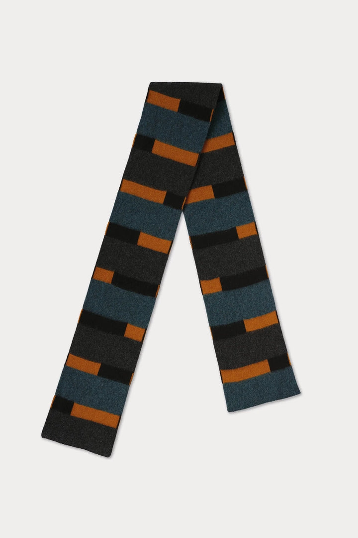 Brushed Split Stripe Scarf - Lugano