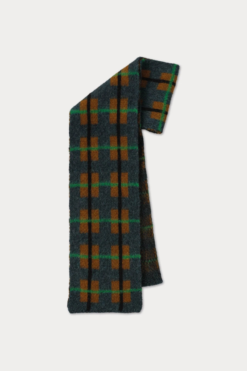Small Brushed Tartan Scarf - Lugano