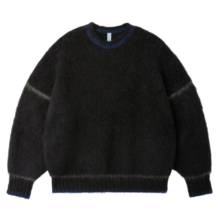 Mohair Pullover - Black Multi