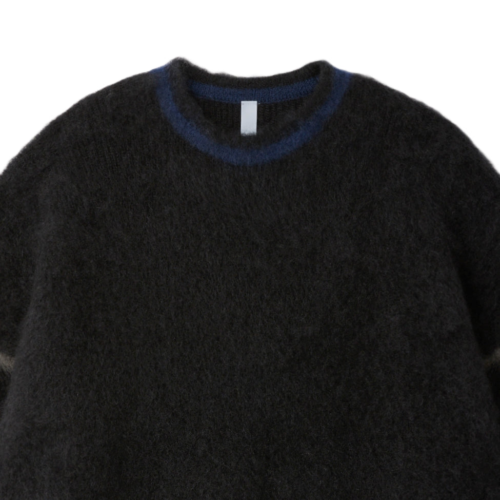 Mohair Pullover - Black Multi