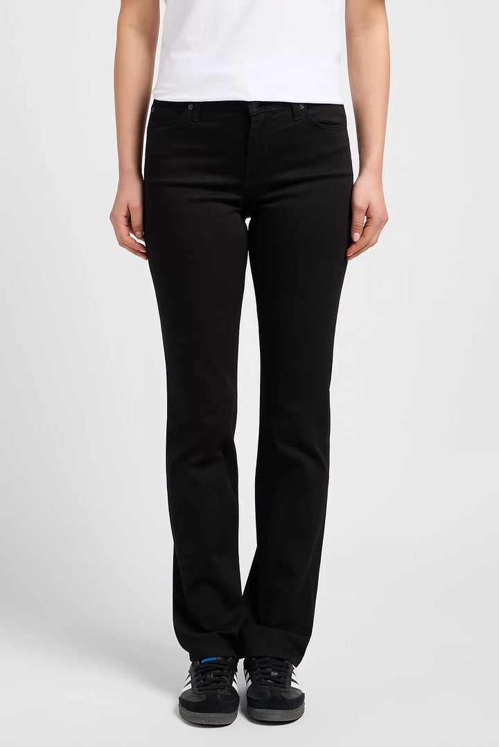 Marion Straight Jeans - Black Rinse - Frontiers Woman