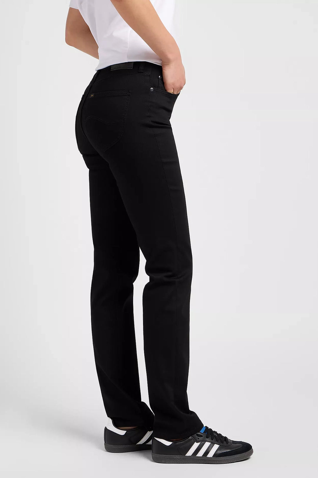 Marion Straight Jeans - Black Rinse - Frontiers Woman