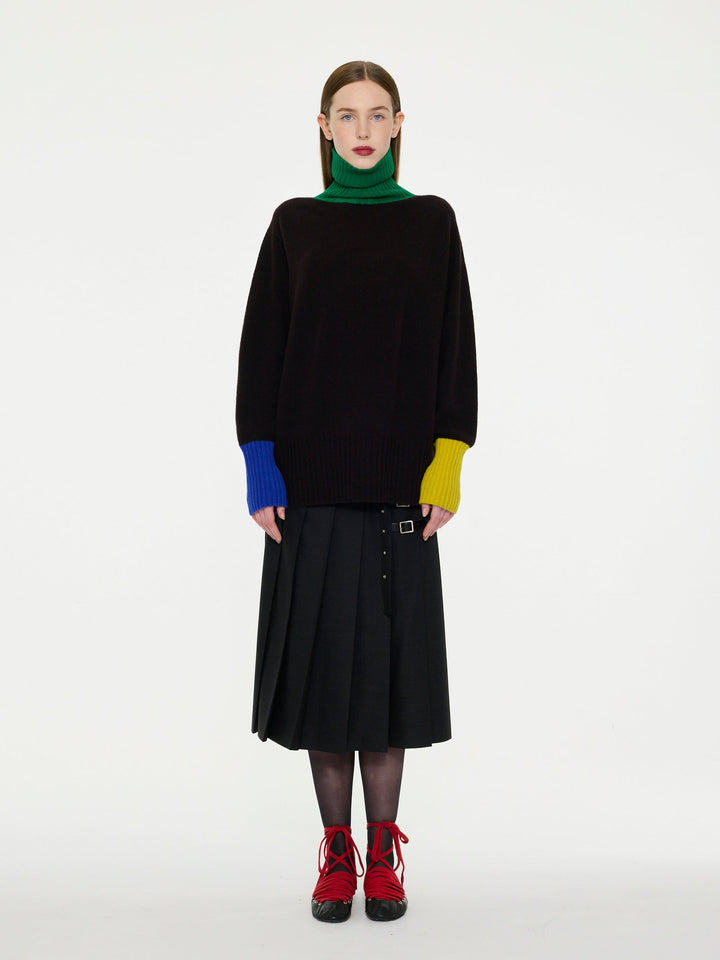 Rudi X Oversized Sweater - Dark Brown