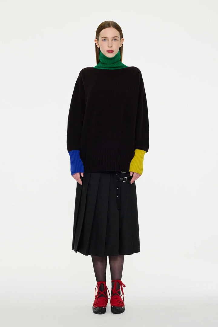 Rudi X Oversized Sweater - Dark Brown