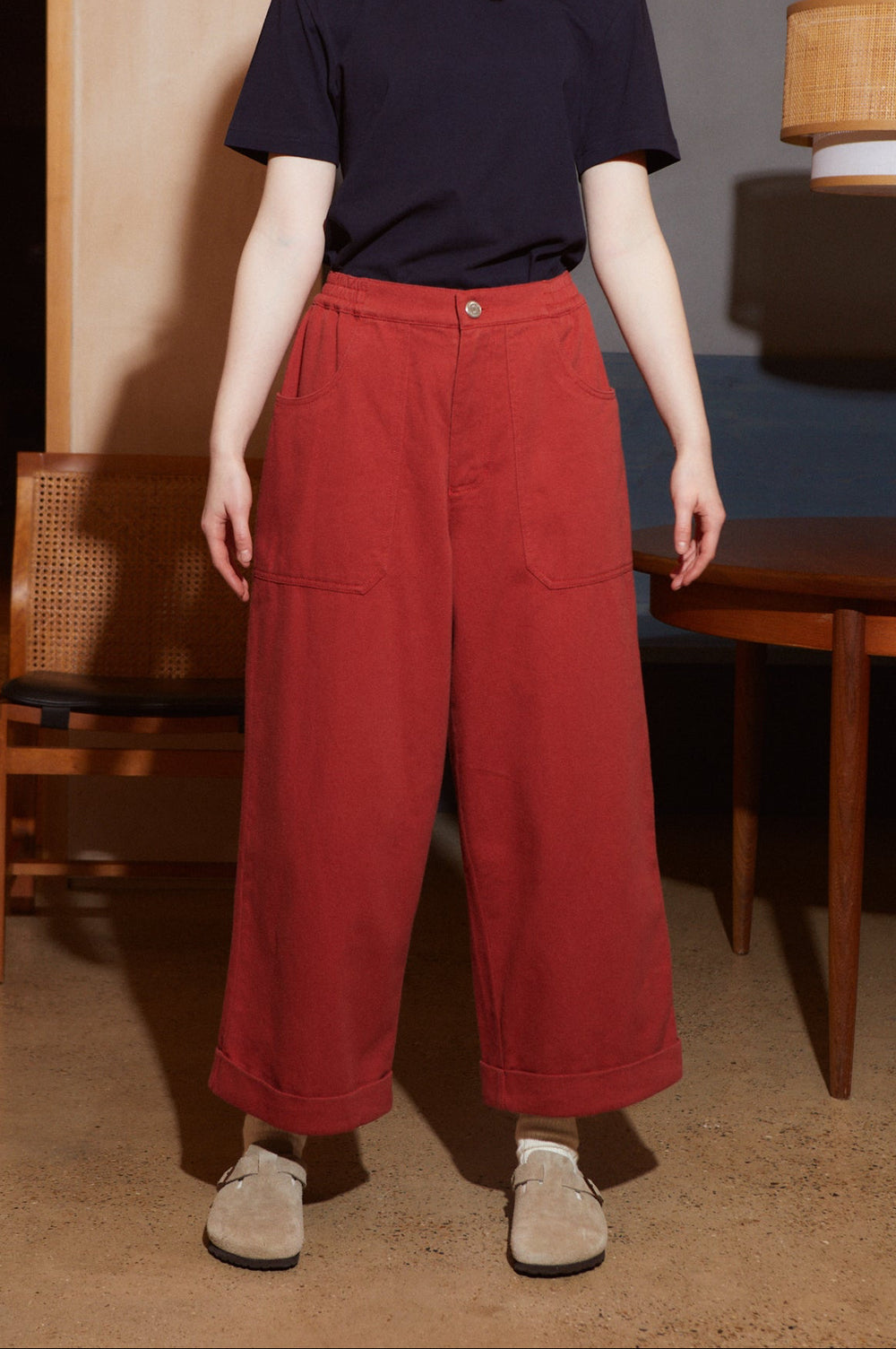 Lars Trouser Canvas - Paprika