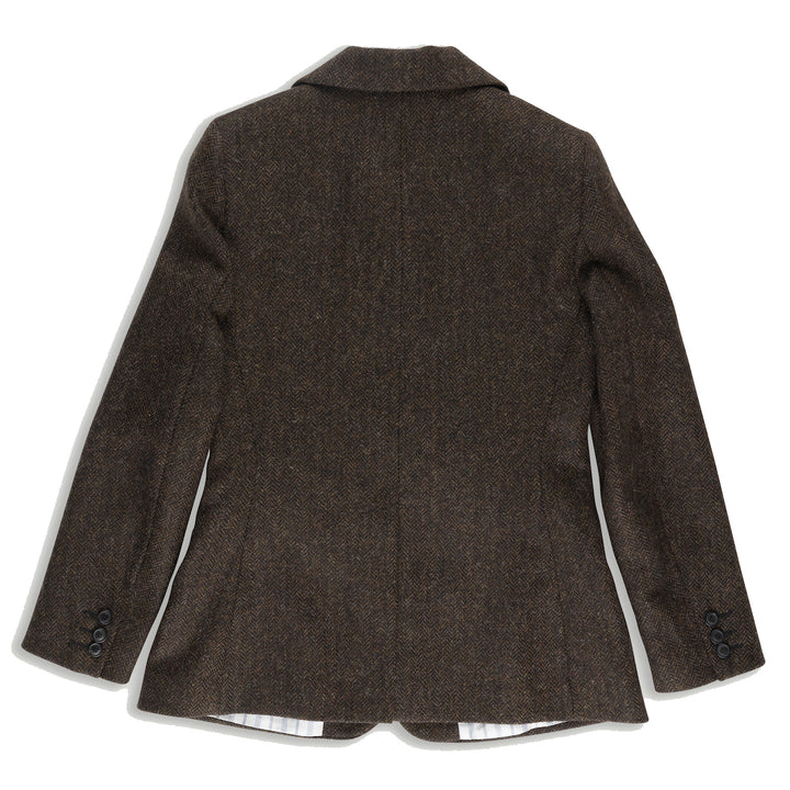 Bianca Tailored Riding Jacket - Brown Tweed - Frontiers Woman