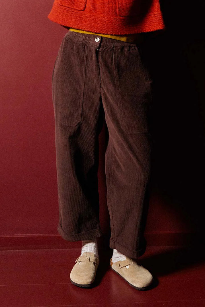 Beckett Crop Trousers - Umber