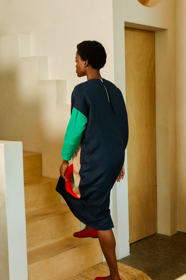 Aldon Dress - Rubik Patchwork