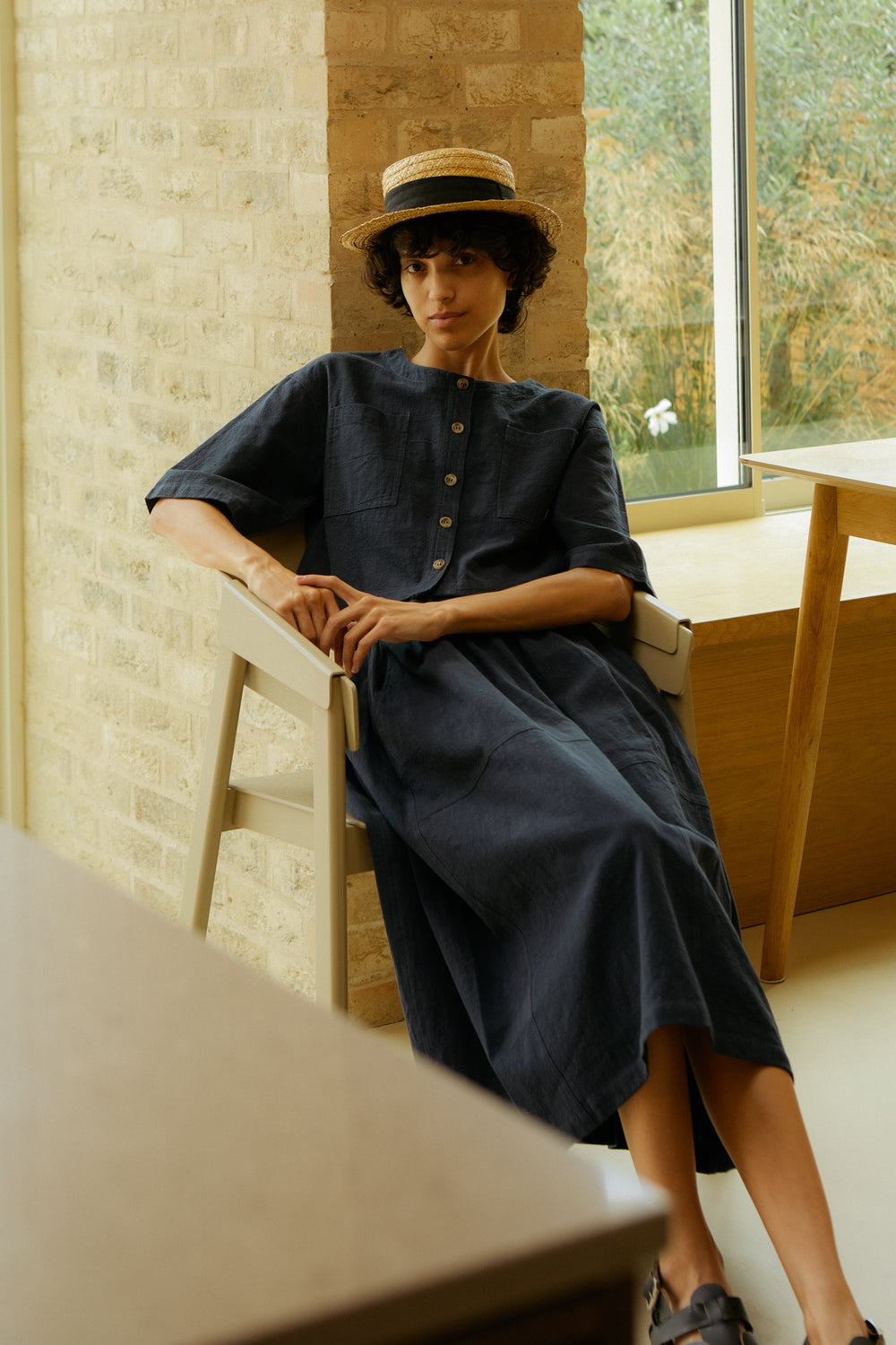 Beau Top - Navy - Frontiers Woman