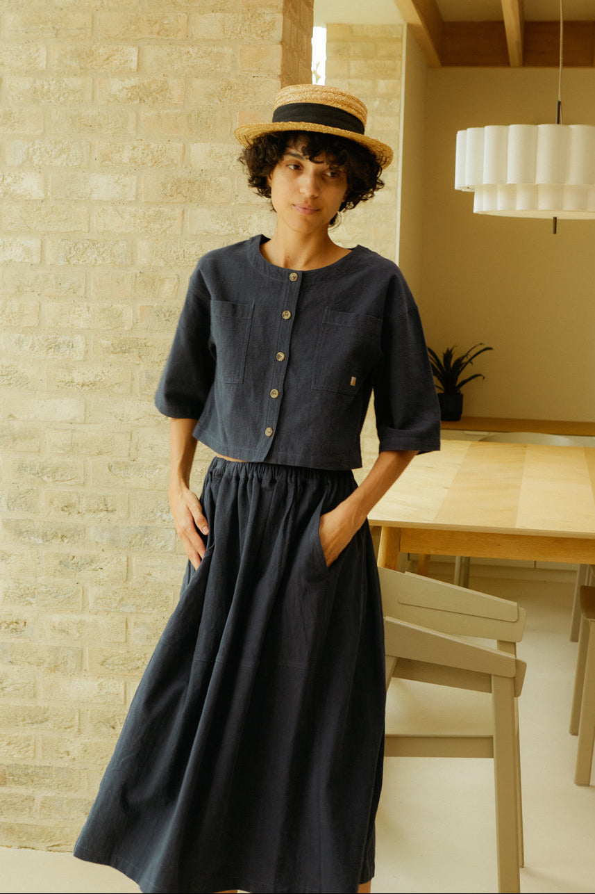 Beau Top - Navy - Frontiers Woman