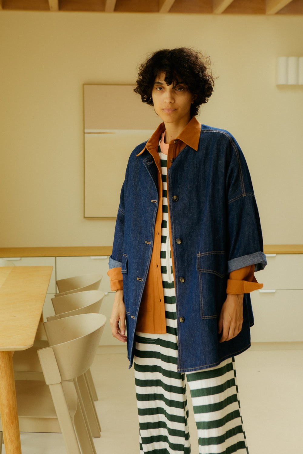 Lowe Jacket - Denim Chambray - Frontiers Woman
