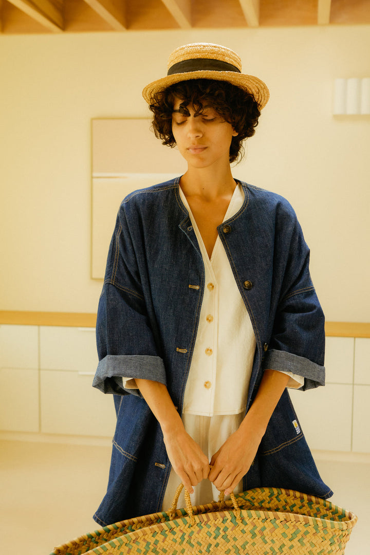 Lowe Jacket - Denim Chambray - Frontiers Woman