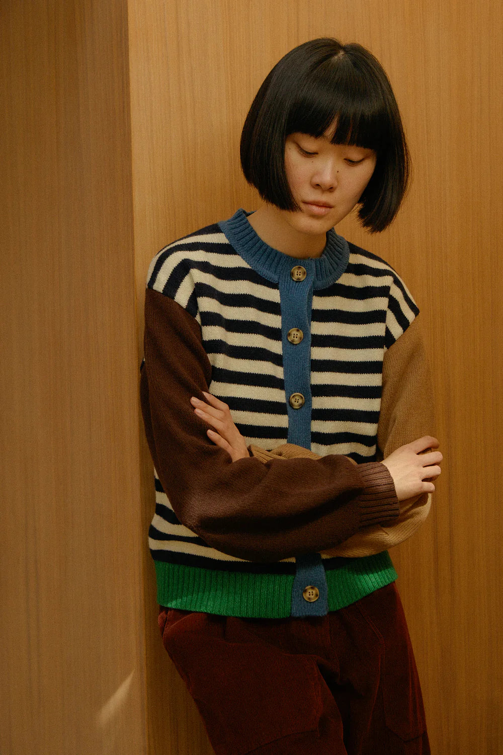Eval Cardigan - Cornwall Stripe