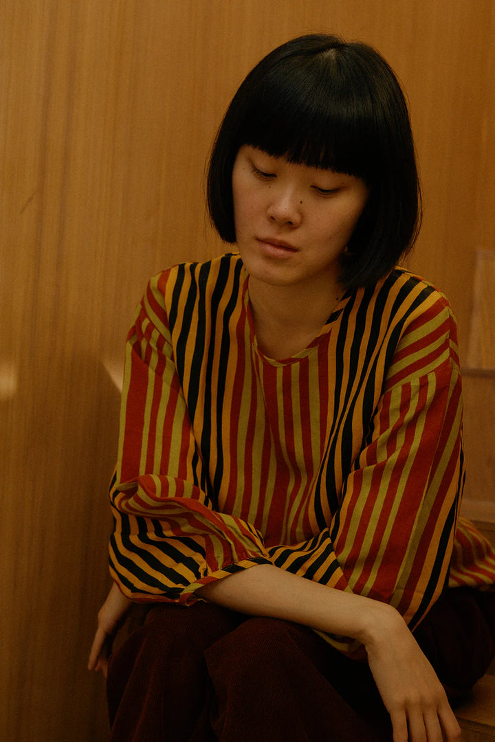 Beyer Top - Painters Stripe