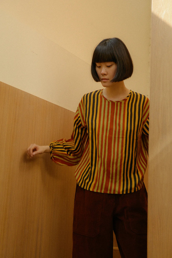 Beyer Top - Painters Stripe