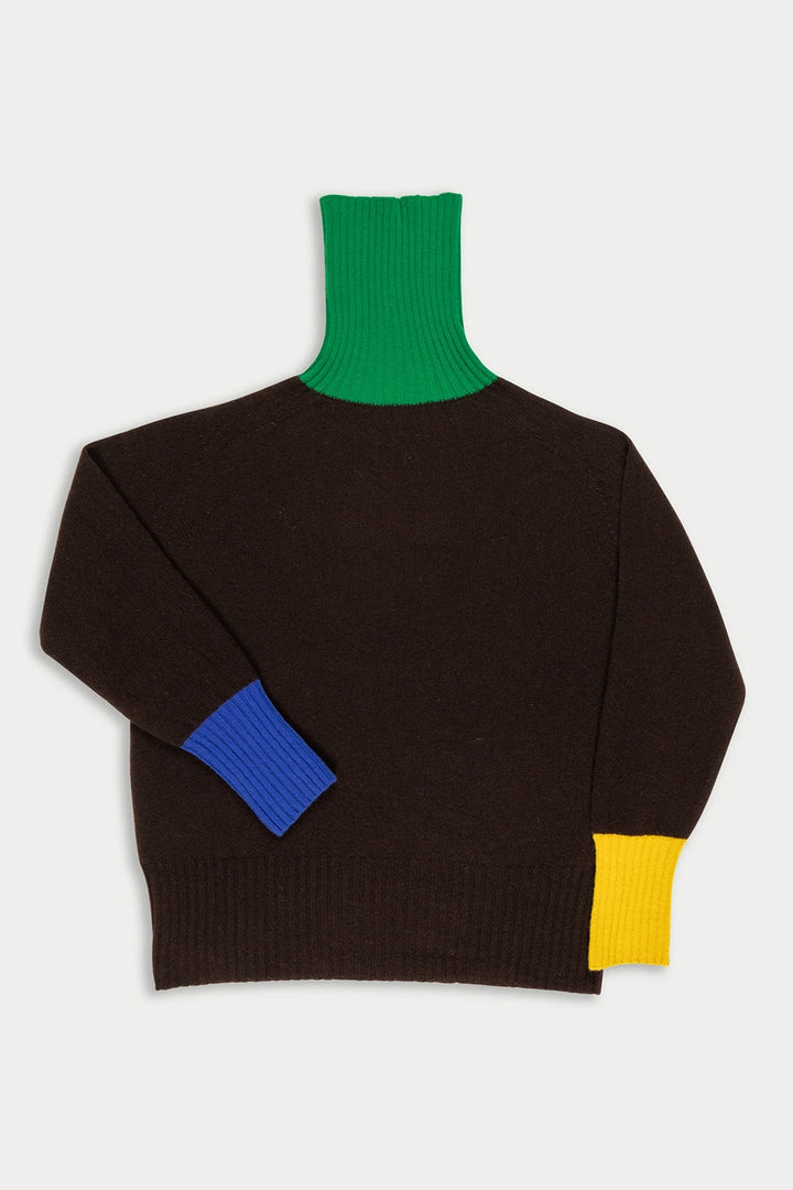 Rudi X Oversized Sweater - Dark Brown