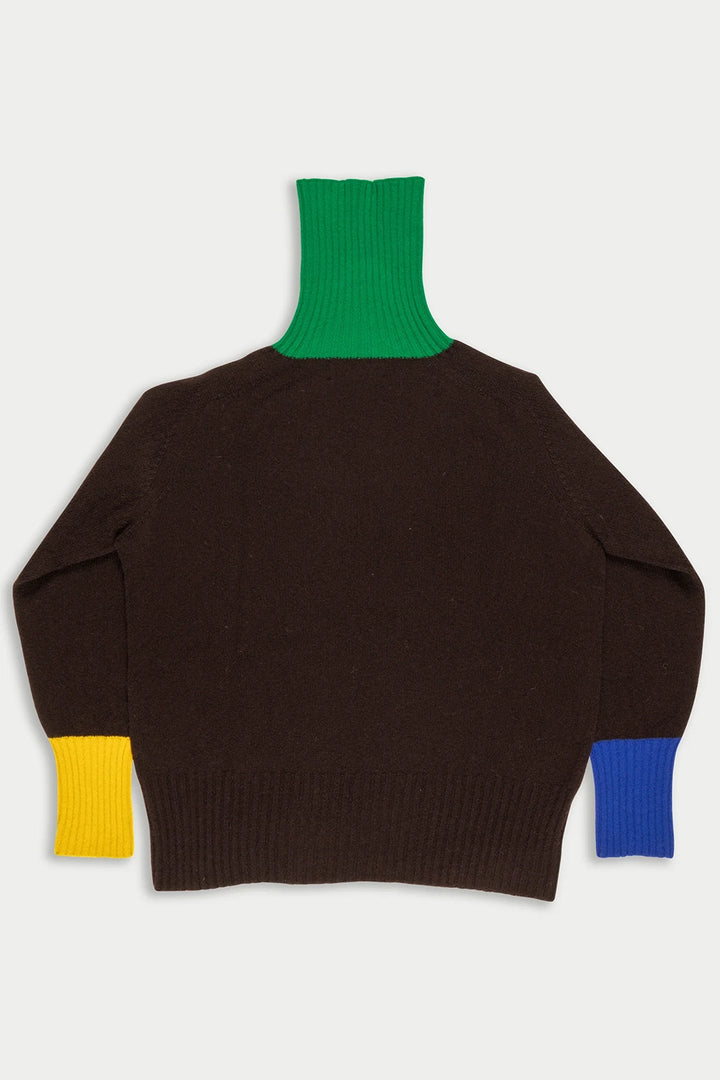 Rudi X Oversized Sweater - Dark Brown