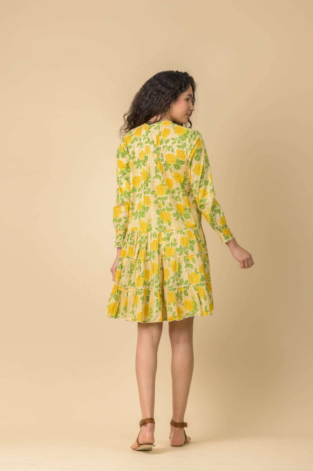 Lovejoy Dress - Rouge Yellow - Frontiers Woman