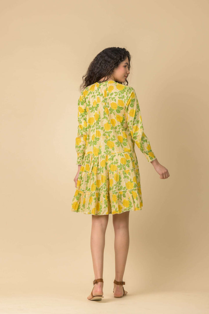 Lovejoy Dress - Rouge Yellow - Frontiers Woman