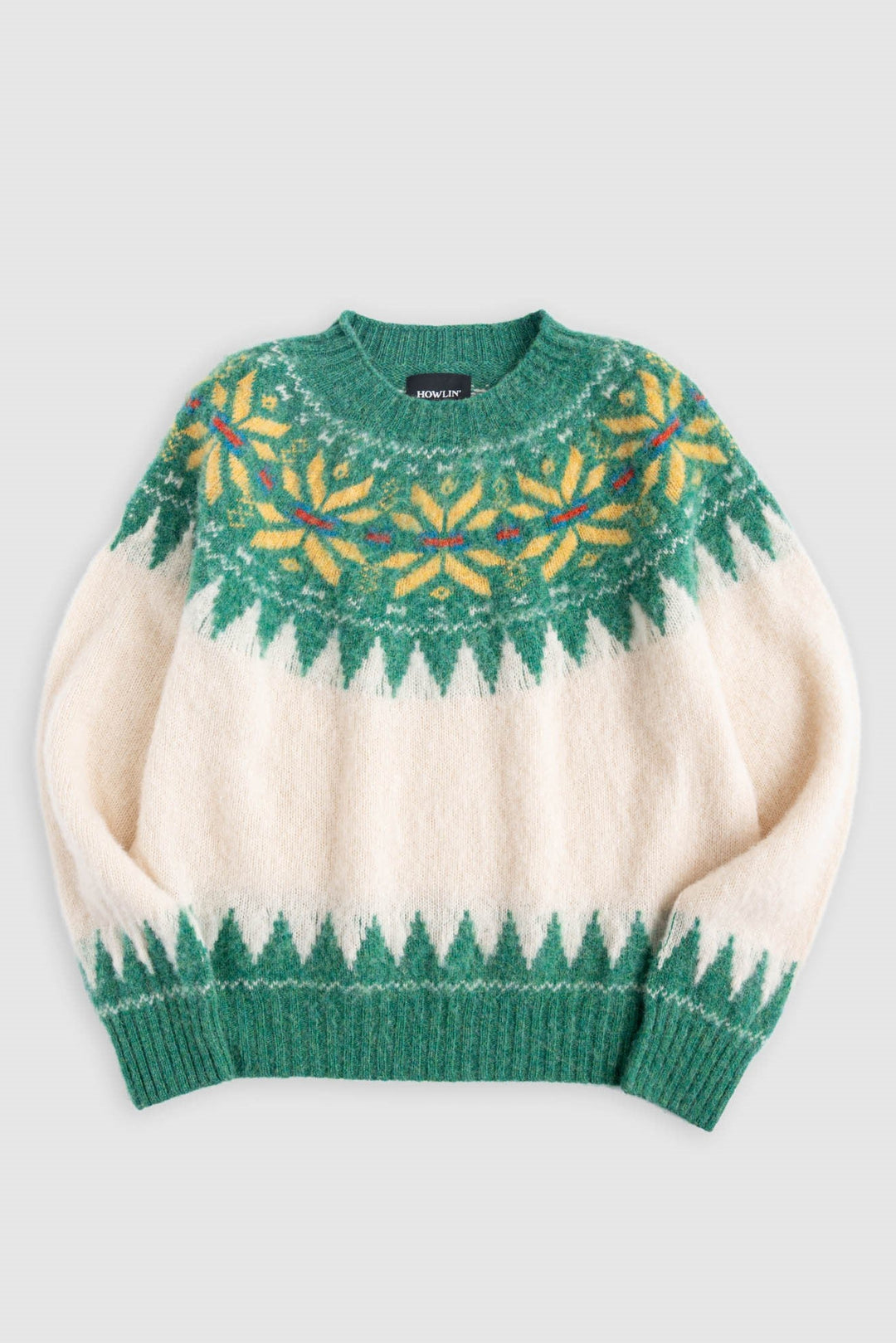 Love on a Knitted Train Knit - Greendream