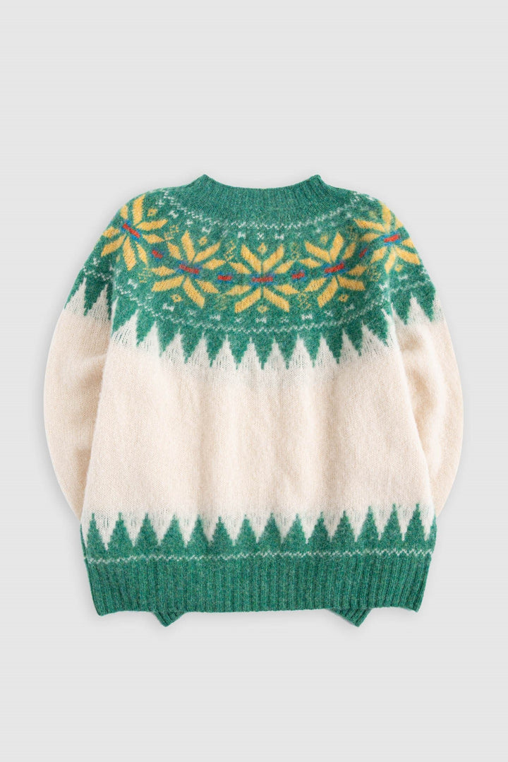 Love on a Knitted Train Knit - Greendream