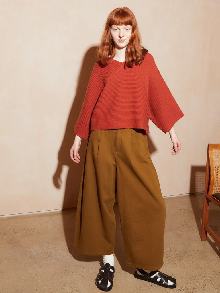 Tori Knit Top - Paprika
