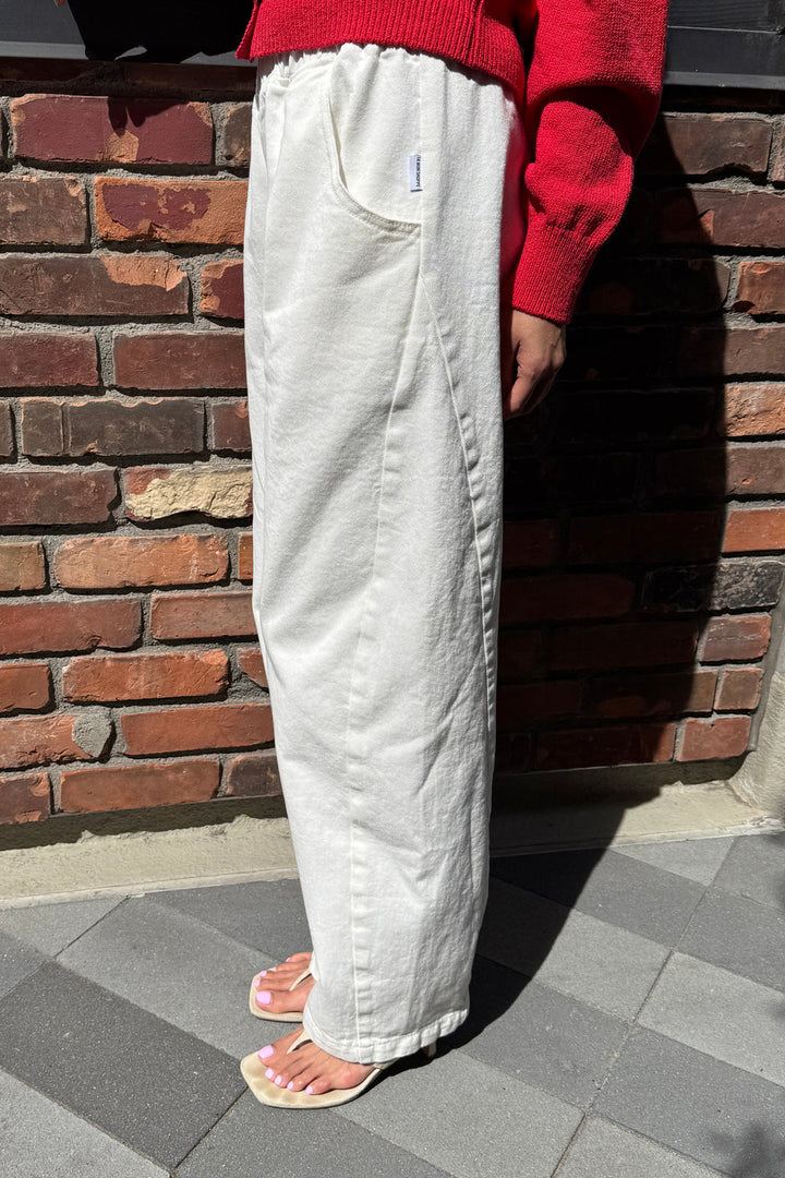 Long Arc Pant - Milk