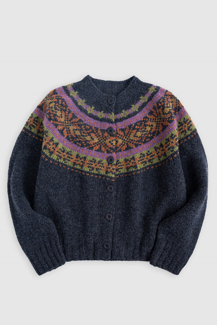 Magic Waves Cardigan - Charcoal