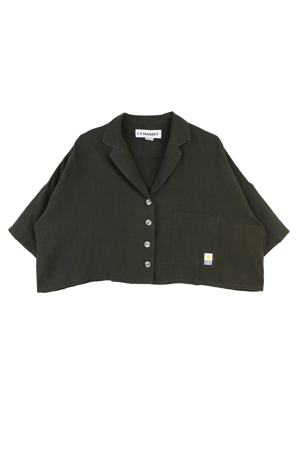 Maxim Linen Shirt - Dark Forest