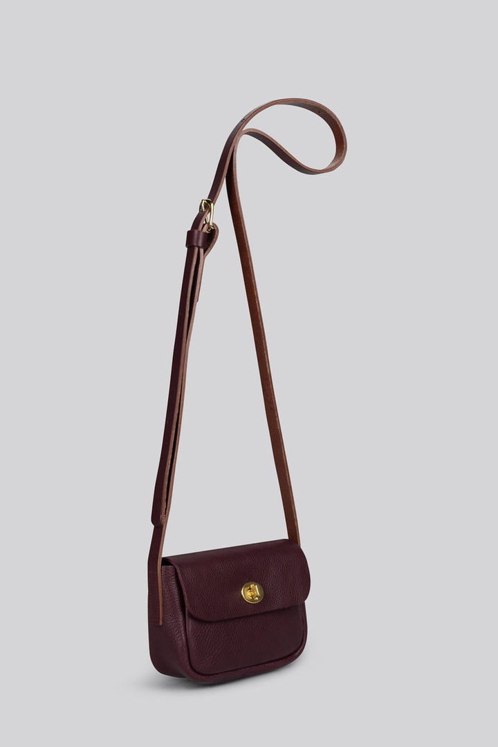 Betty Small Crossbody Bag -  Grainy Plum