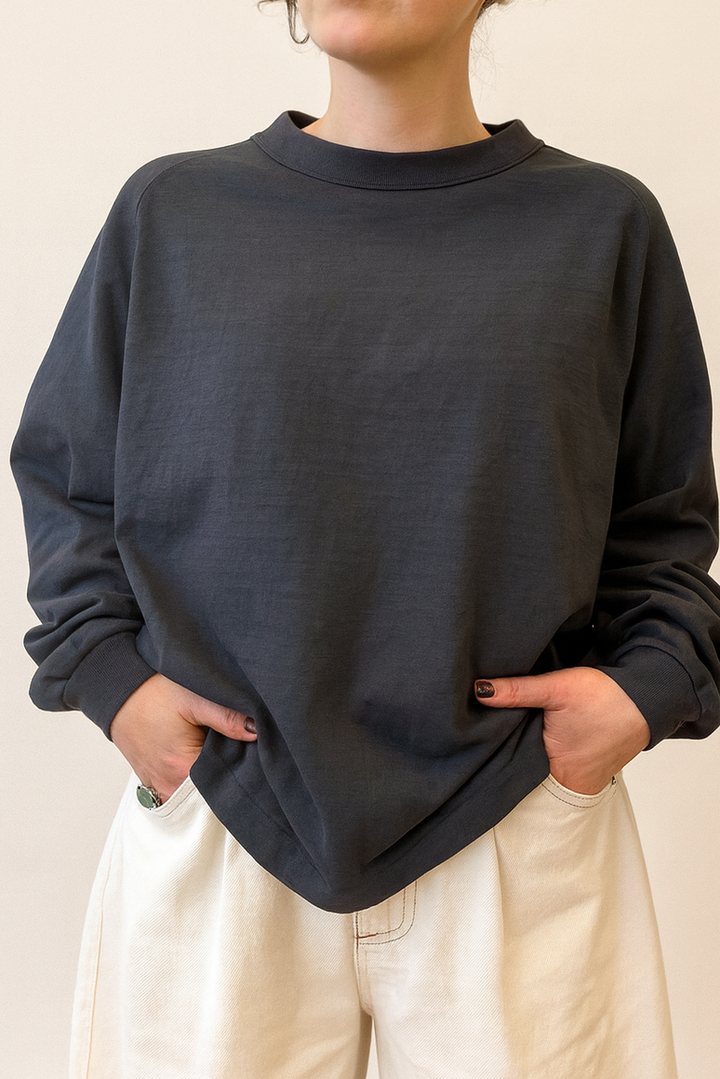 Mahuna LS T-Shirt - Blue Graphite