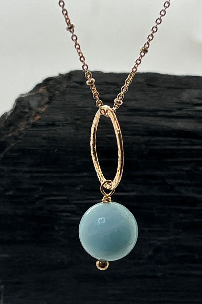 Margaret Amazonite Pendant Necklace