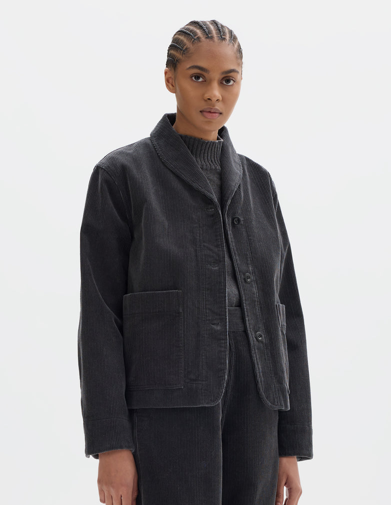 Field Jacket Corduroy- Slate