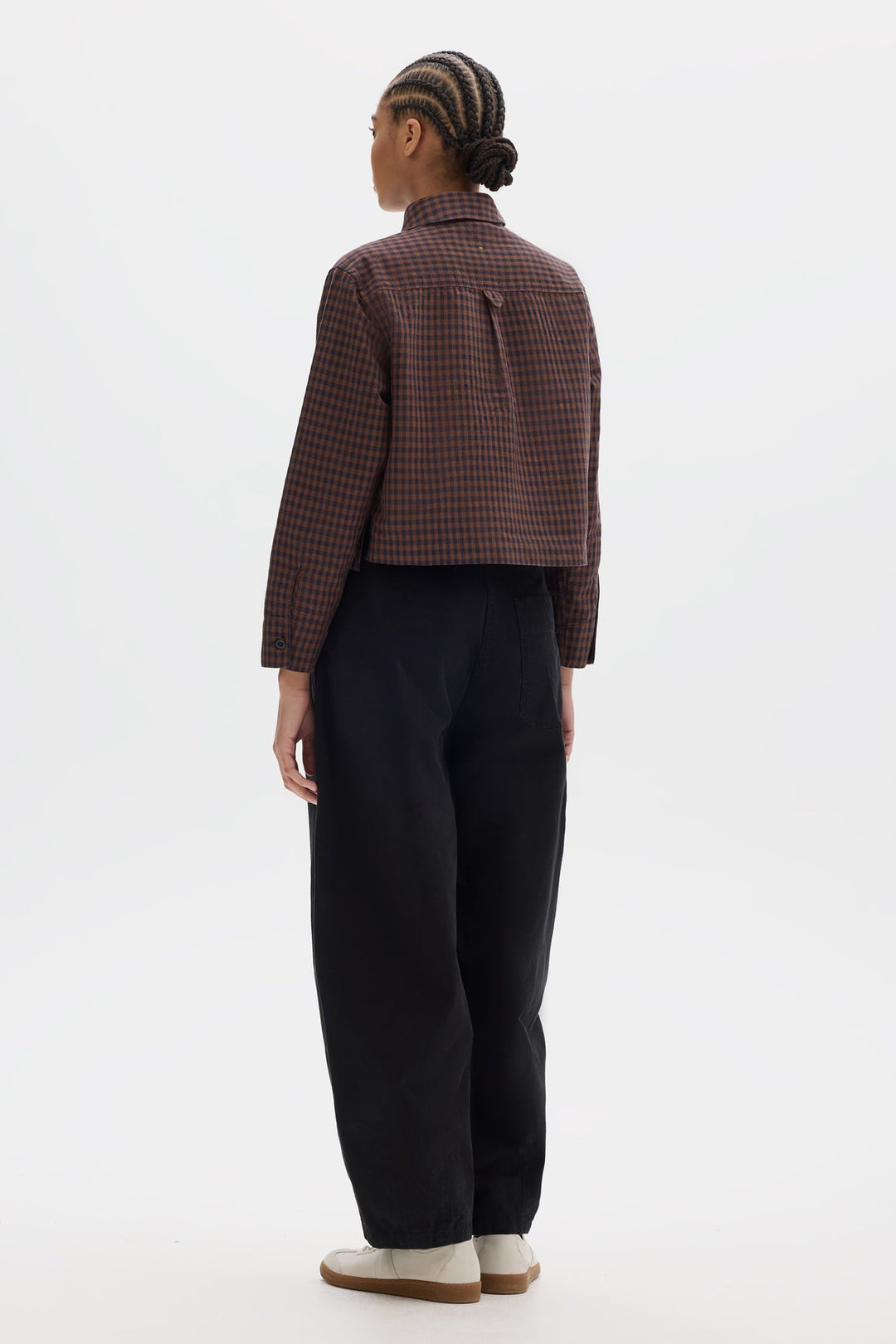 Double Pocket Shirt - Chestnut Gingham