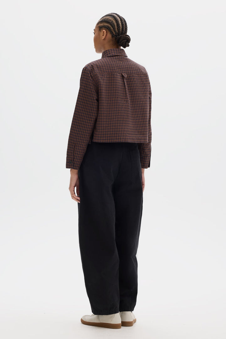 Double Pocket Shirt - Chestnut Gingham