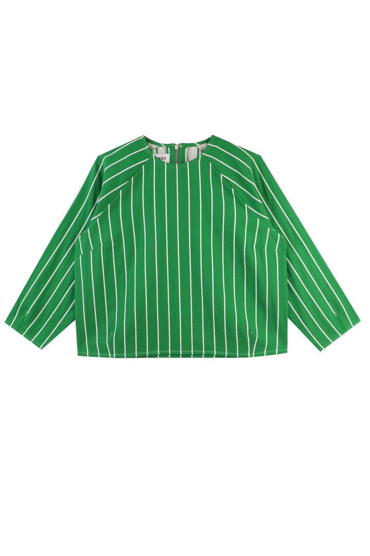 Oslo Top Stripe - Grass Stripe - Frontiers Woman