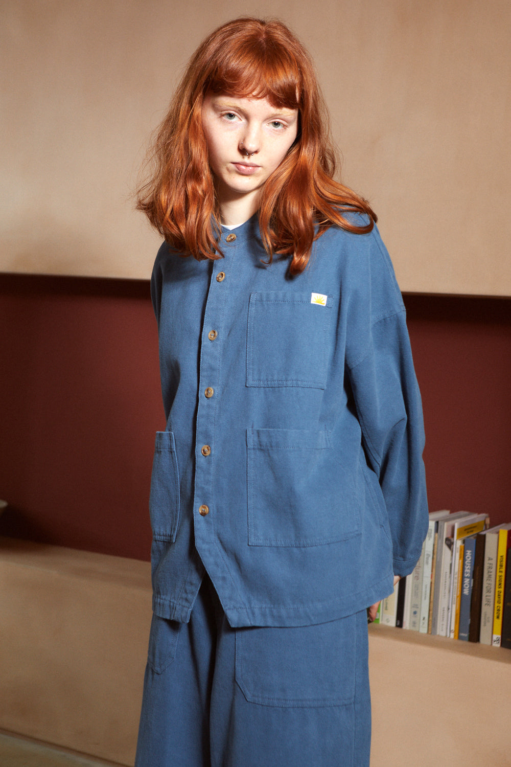 Oversized Chore Coat - Marine