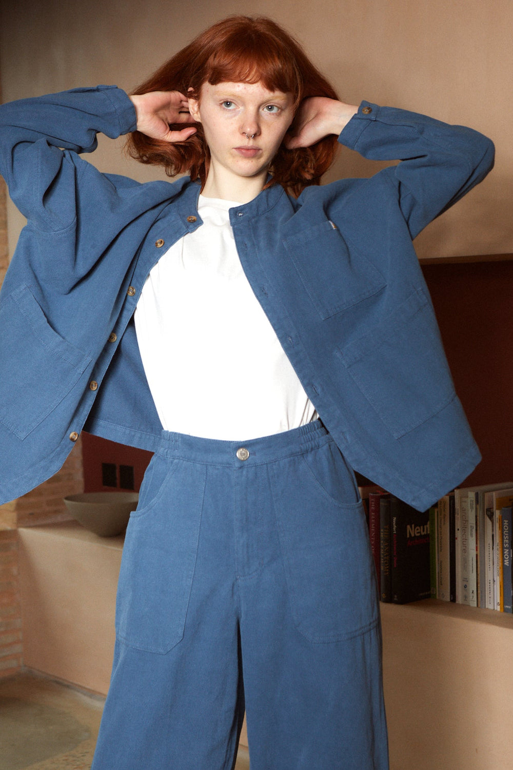 Oversized Chore Coat - Marine