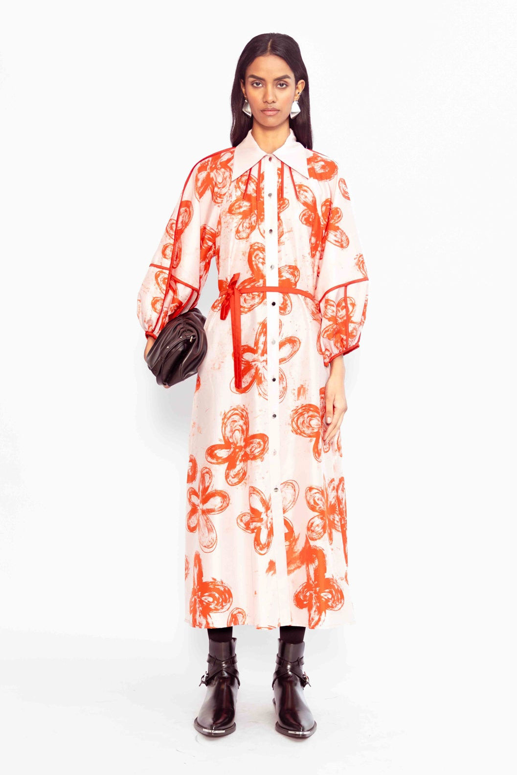 Aster Dress - Coral/Blush